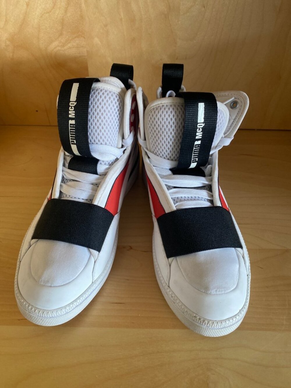 PUMA x McQ Alexander McQueen Brace Mid Sneakers 360552-01 Women's Size 6 - Picture 3 of 14